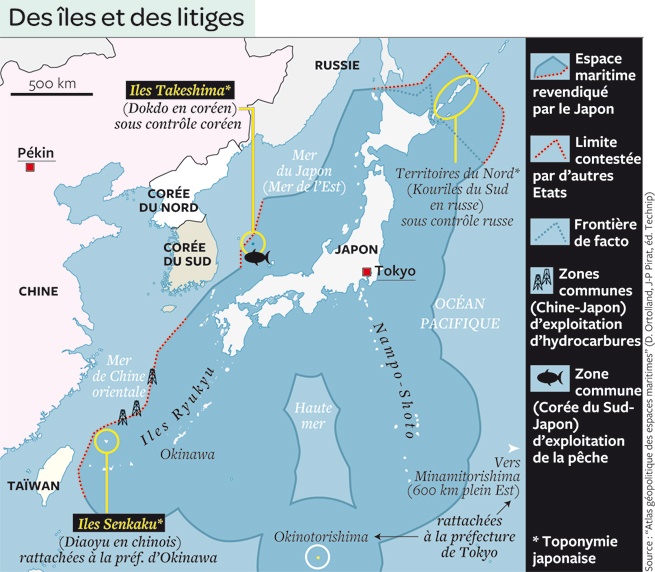 Le Japon et les îles de la discorde : navigation en eaux troubles