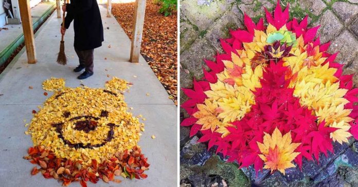 Ces Japonais Font De L Art Avec Les Feuilles D Arbres D Automne