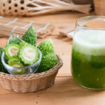 Herbal juice of green momodica , Balsam apple, Balsam pear, Bitter cucumber , Bitter gourd