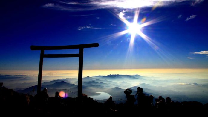 sommet du mont fuji