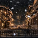Japon : les images magiques des bains chauds de Ginzan sous la neige