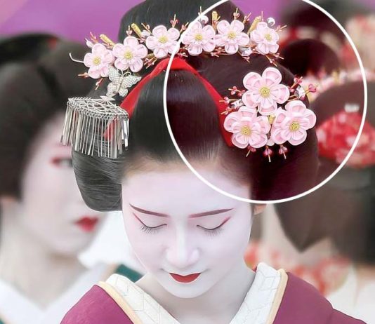 « Hanakanzashi » : cet ornement des maikos qui évolue au fil des mois