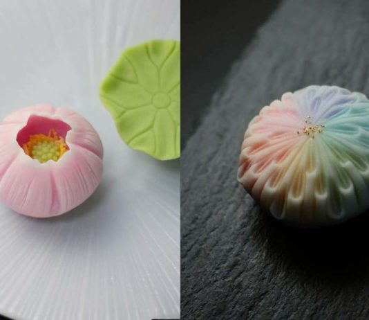 Les fabuleuses pâtisseries « wagashi » d’Hiroyuki Sanno