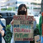 Tokyo : des japonais manifestent contre les centrales à charbon