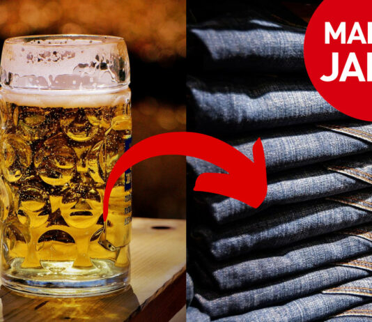 Cette brasserie japonaise recycle ses déchets en jeans !