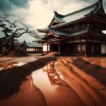 D.K._super_dried_earth_after_rain_near_japanese_temple_ec4c9ca3-d83f-4d72-82ed-8dcddddd1a80
