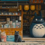 d.k.2715_Drawing_of_totoro_in_a_japanese_stores_selling_antique_0d8074f9-810f-4ff3-b819-3034278998a3