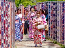 Les plus belles techniques de teinture et tissage de kimono