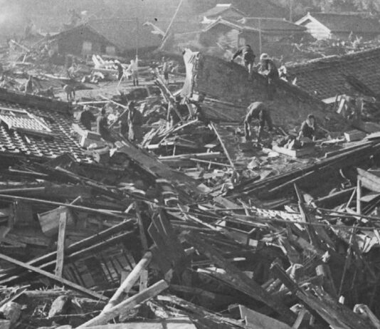 Le mégaséisme oublié de Showa tōnankai en 1944